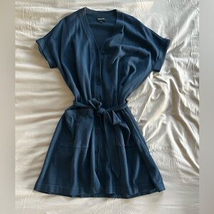 Frank & Oak Knit Button Down Dress